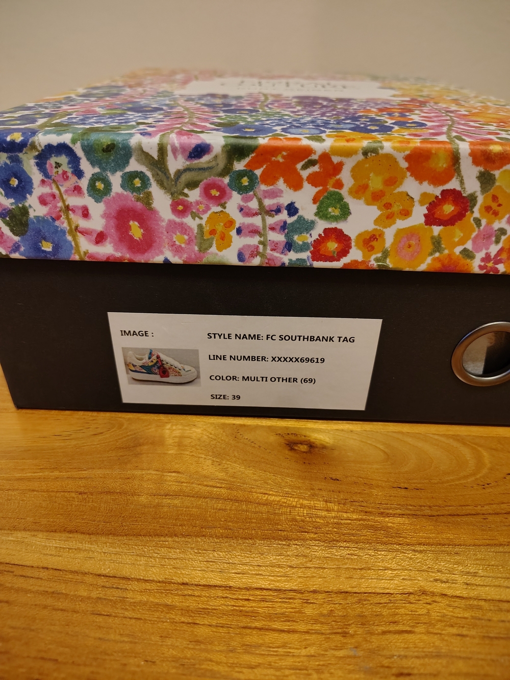 KURT GEIGER Floral Couture Sneakers NWT 39Eur/ 8-8.5 US - Picture 11 of 11